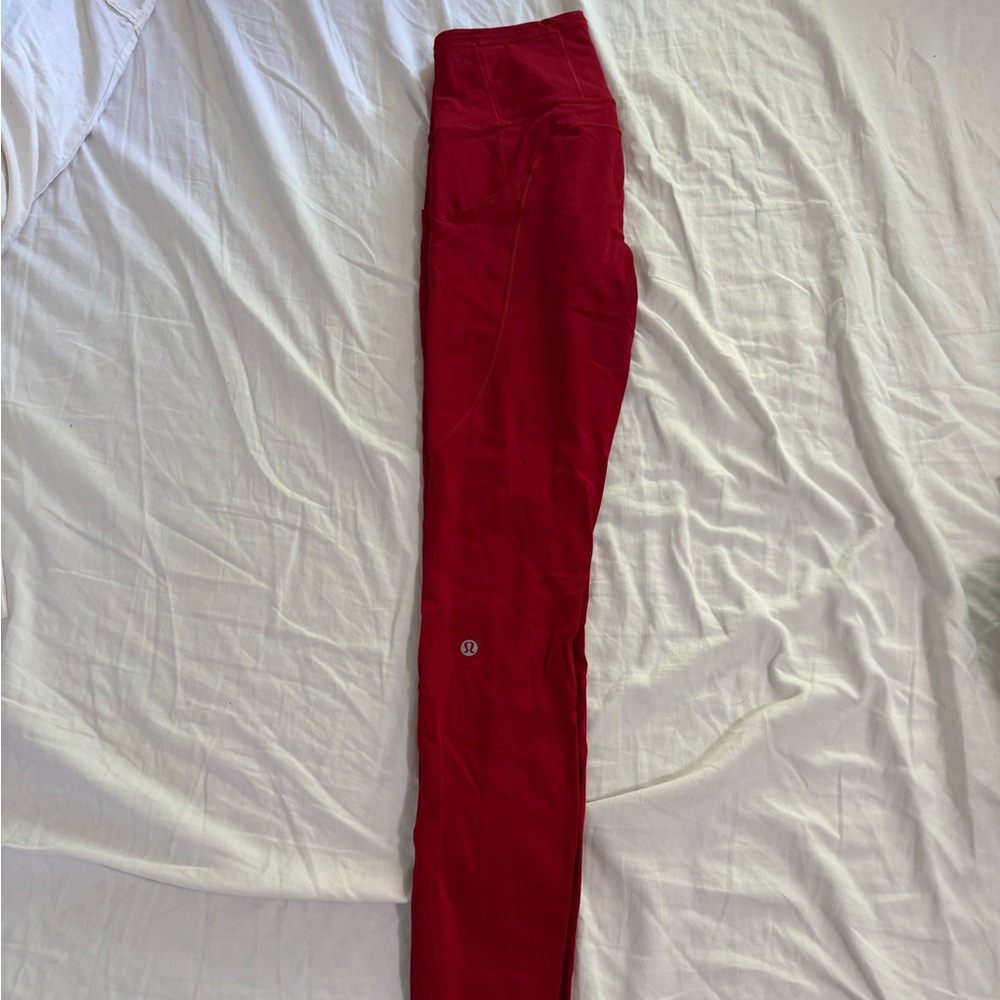 lululemon athletica Red Leggings